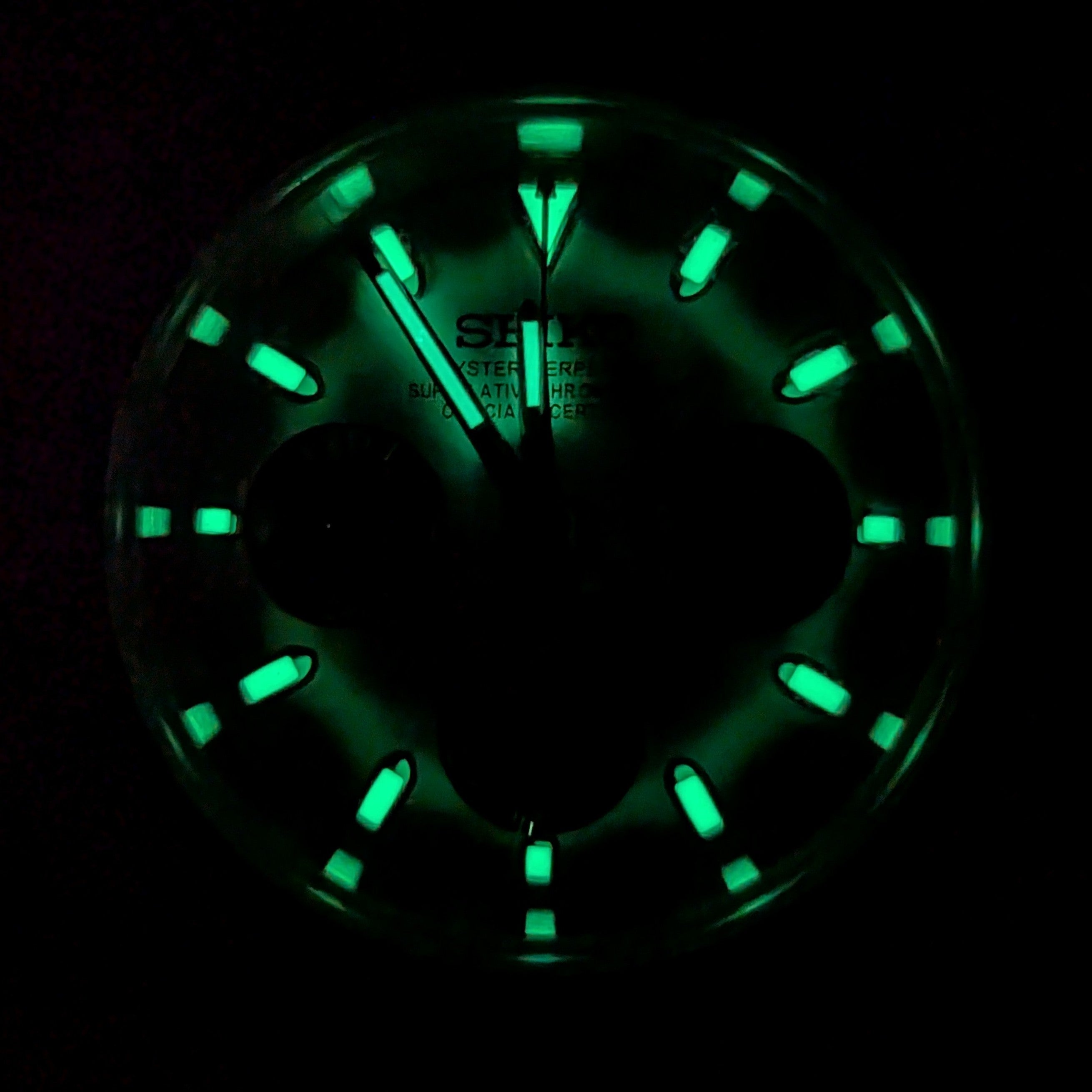 Silver Dial & Black Bezel | Oysterflex Strap | Seiko VK63 Movement