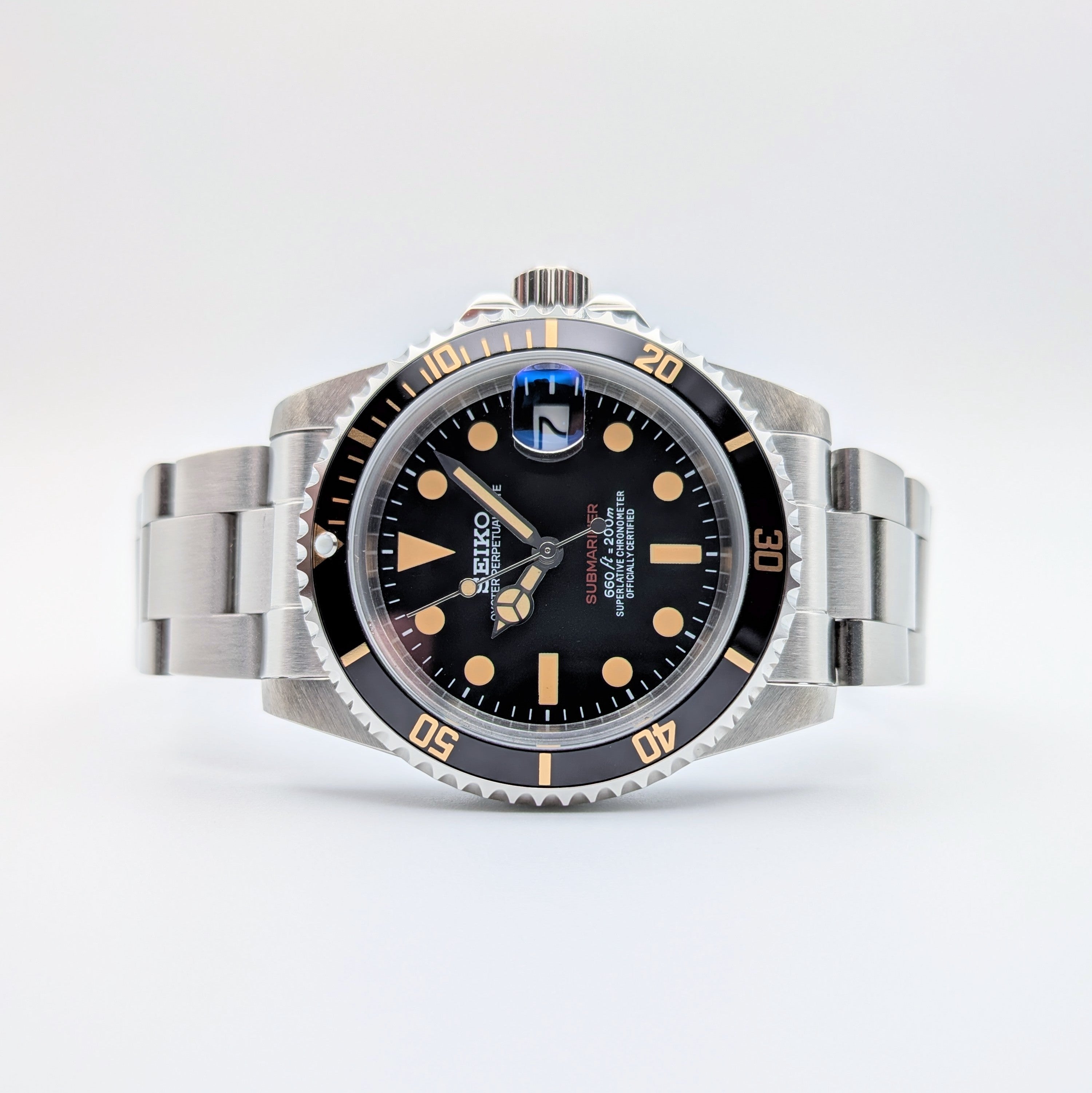 Black Dial & Black Bezel | Oyster Bracelet | Seiko NH35A Automatic